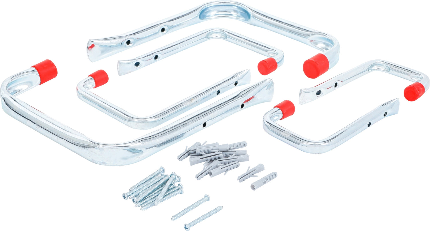 BGS DIY 88300 Sortiment Wandhaken inklusive Schrauben & Dübel 6 teilig