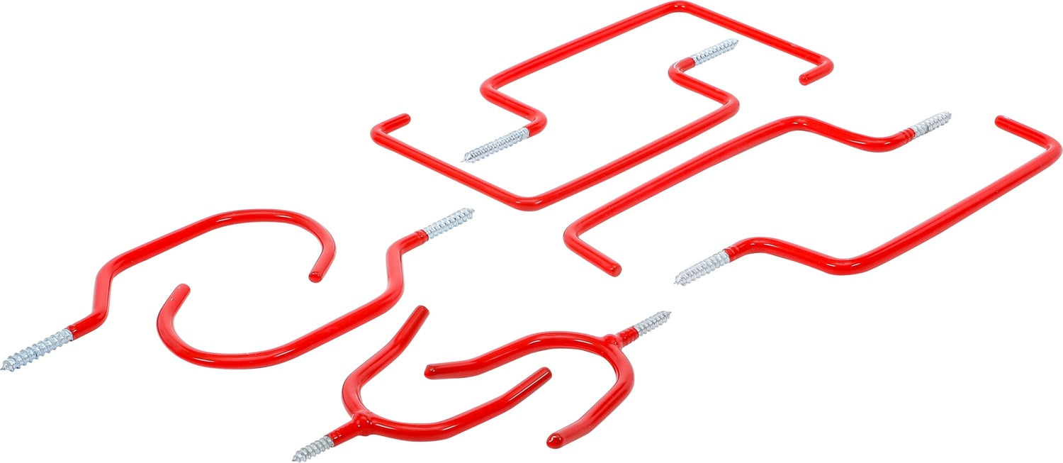 BGS DIY 88308 Sortiment Wand Decken Schraubhaken 8 teilig