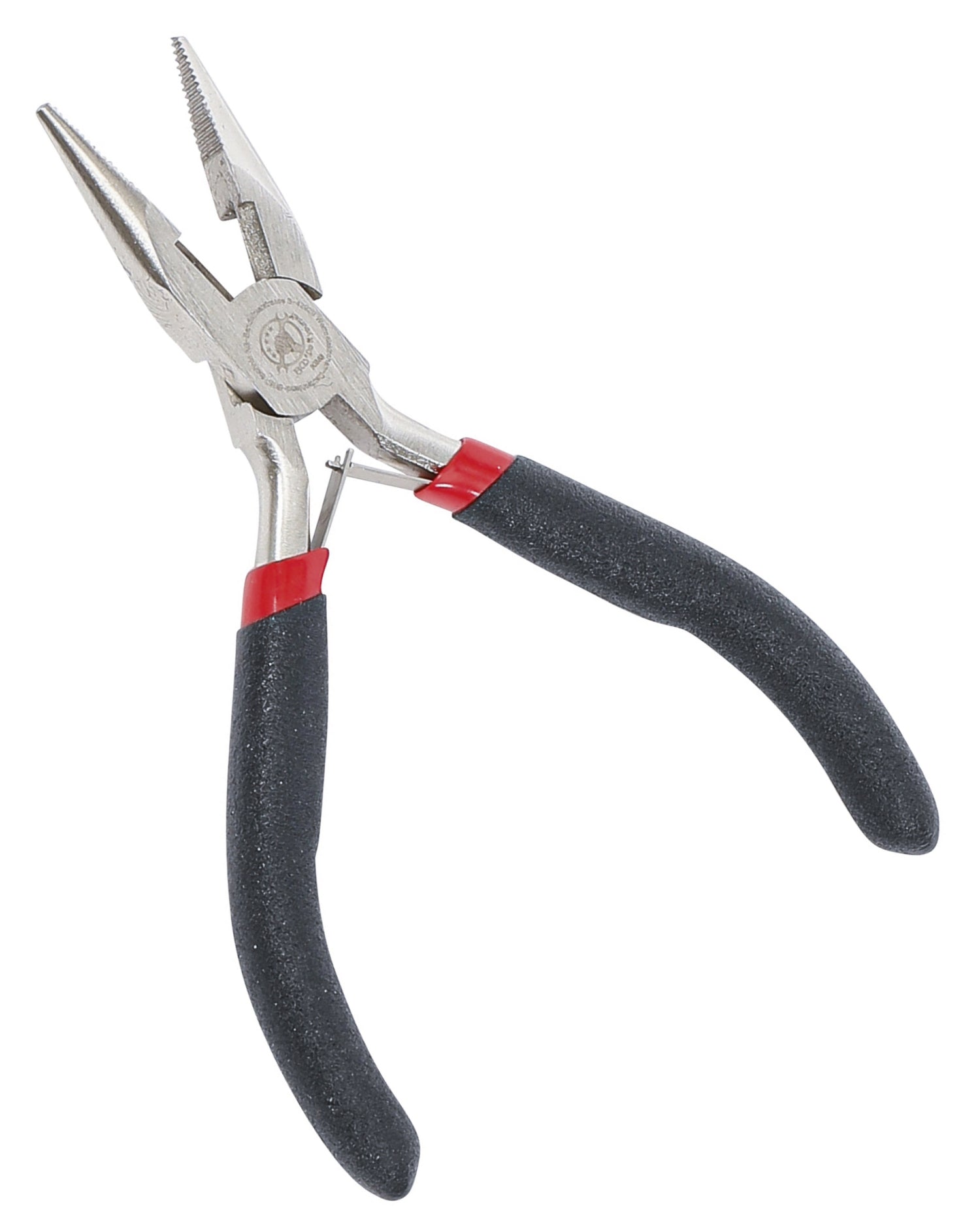 BGS DIY 90383 Elektronik Spitzzange gerade mit Feder Länge 120mm