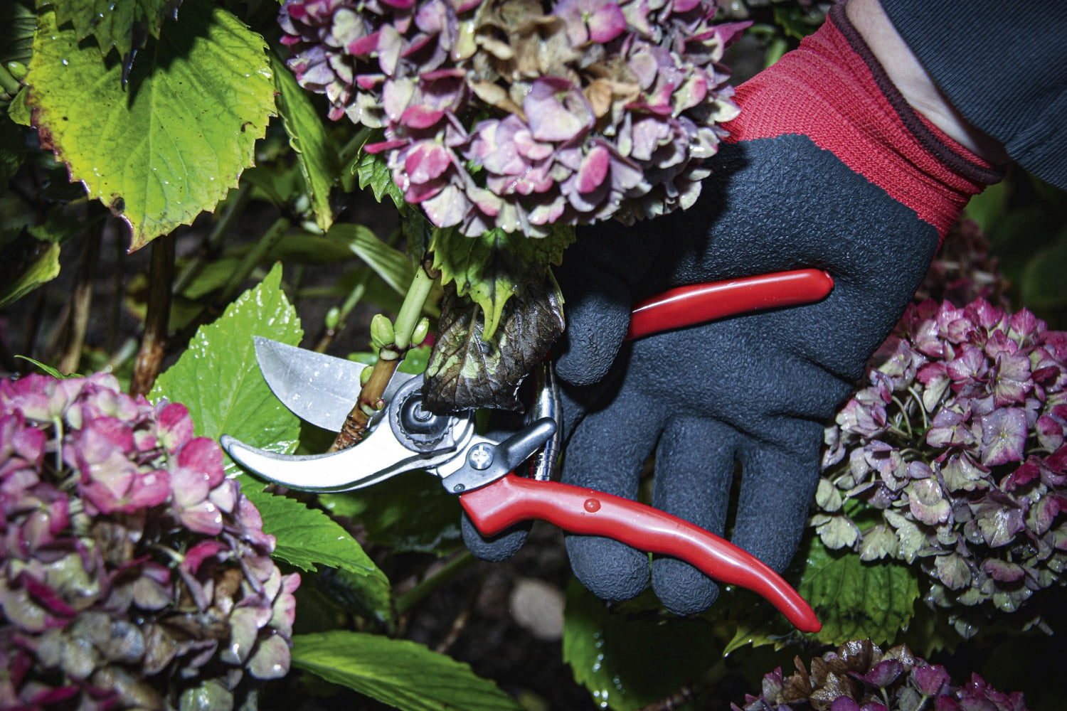 BGS DIY 9111 Leichtmetall Gartenschere Blumenschere 210mm