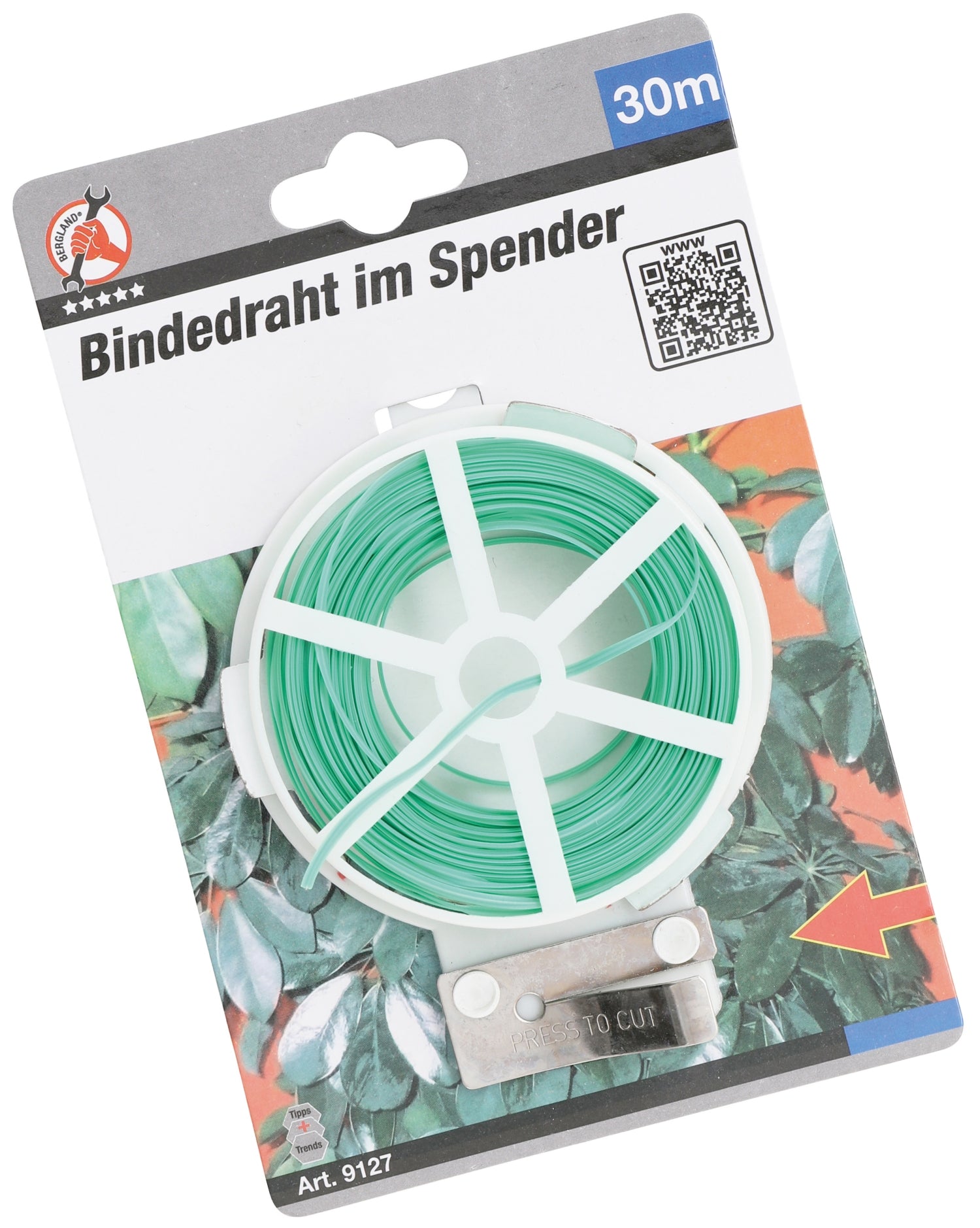 BGS DIY 9127 Bindedraht im Spender Länge 30 Meter