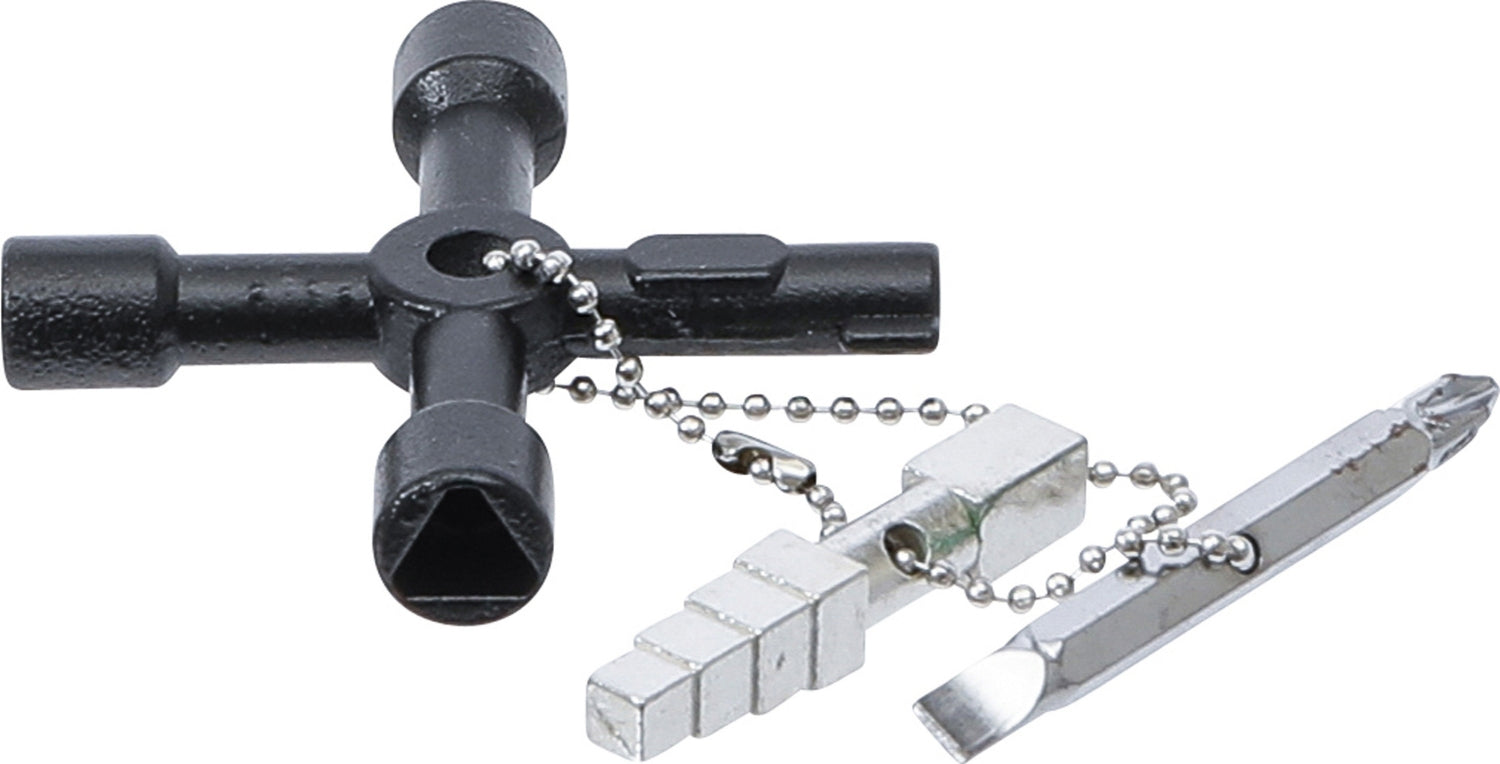 BGS DIY 9805 Universal Schlüssel für Schaltschränke Schaltanlagen