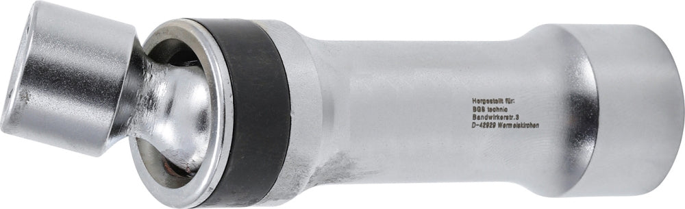 BGS 2392 Gelenkeinsatz 21mm für Zündkerzen Zwölfkant mit Haltefeder Antrieb Innenvierkant 10mm (3/8")