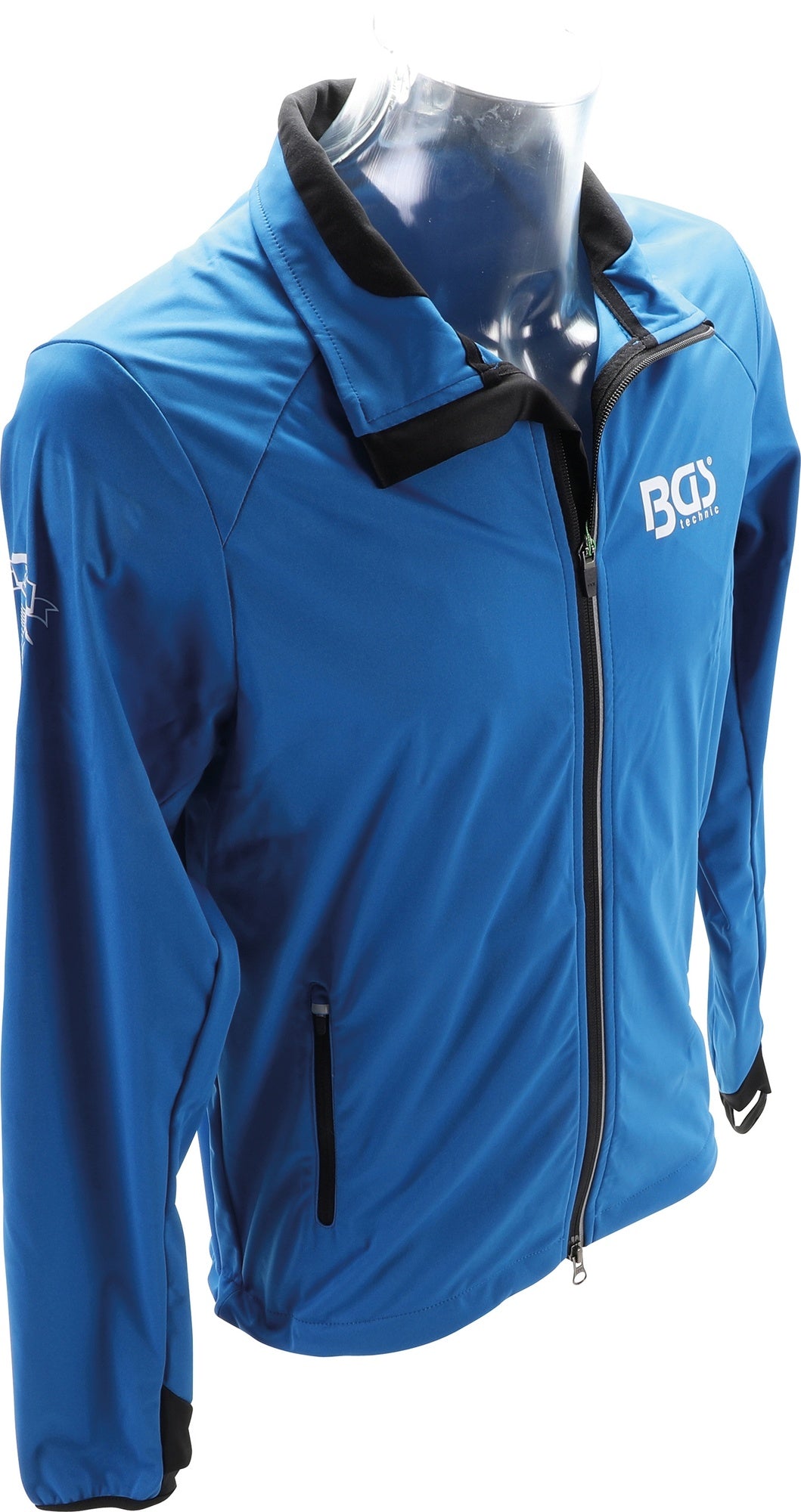 BGS 90057 Softshelljacke atmungsaktiv wasserdicht Größe 3XL mit BGS Logo