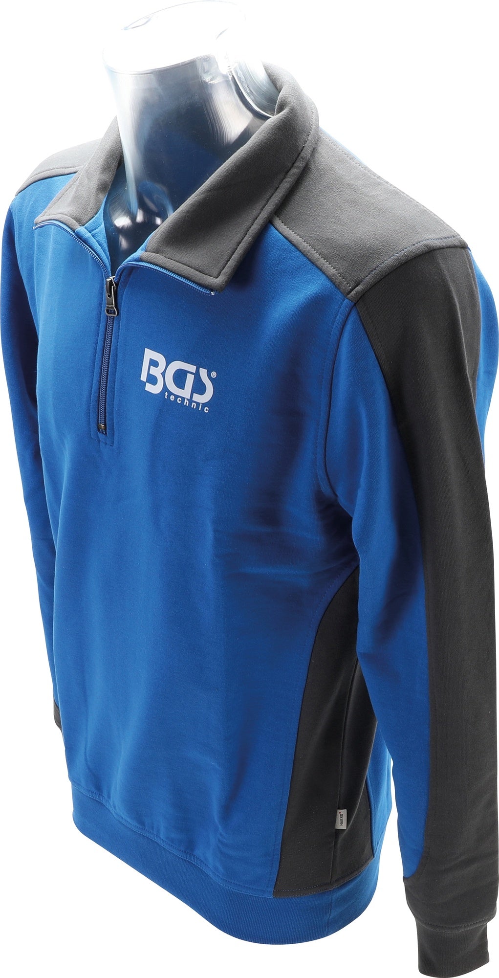BGS 90043 Sweatshirt mit Kragen Comfort Fit Größe M mit BGS Logo