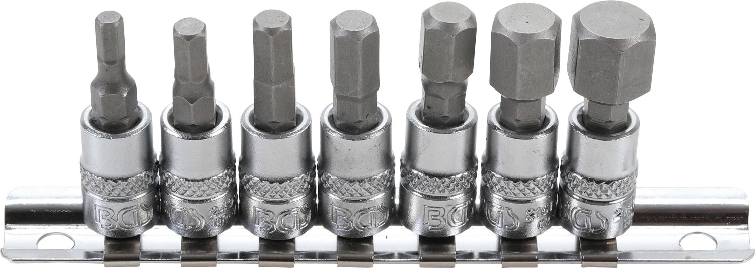 BGS 2161 Satz Bits Innensechskant 4-12mm Antrieb 6,3mm (1/4")