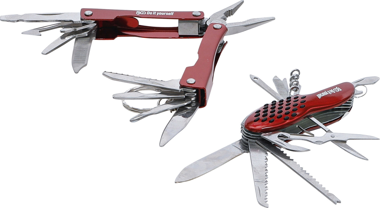 BGS DIY 50632 Multifunktionales Werkzeug Taschenmesser Multitool