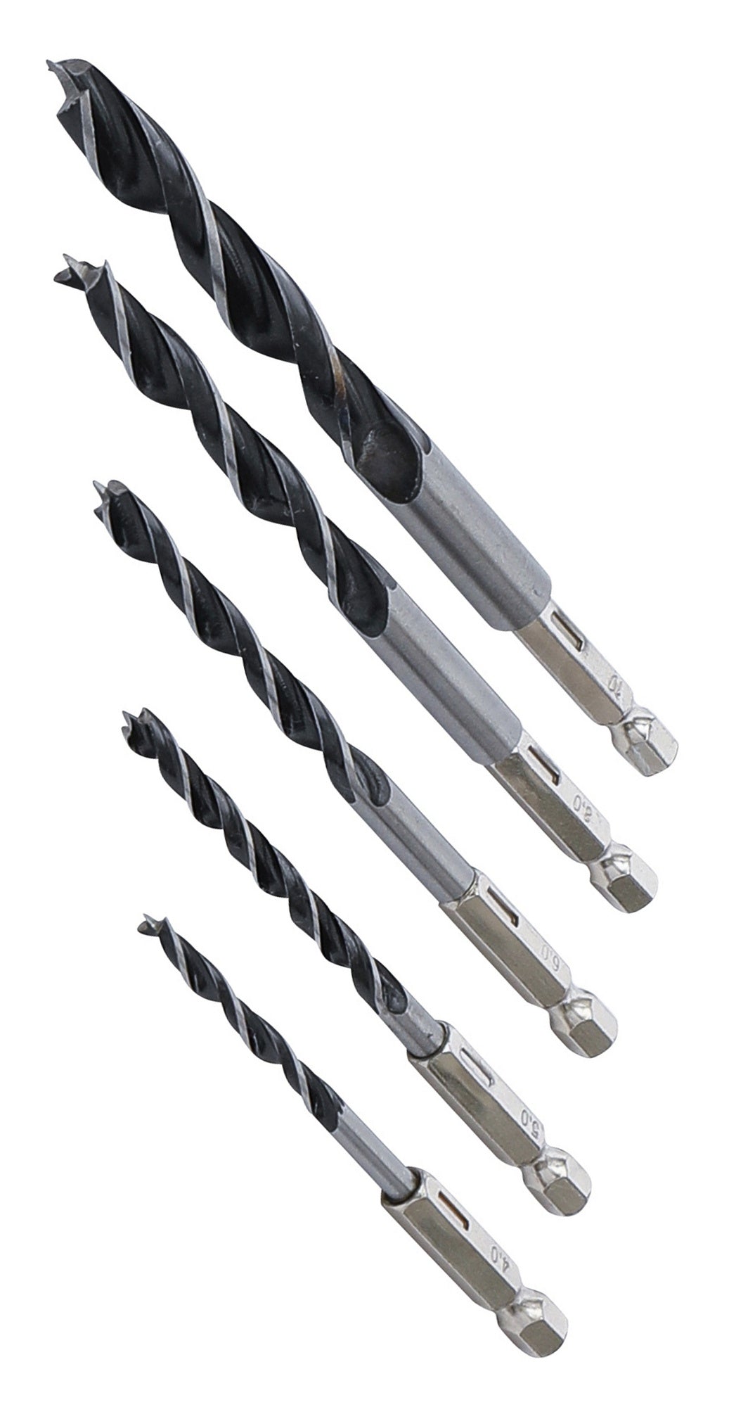 BGS DIY 50799 Satz Holzbohrer 4 - 10mm Sechskantantrieb 5 teilig