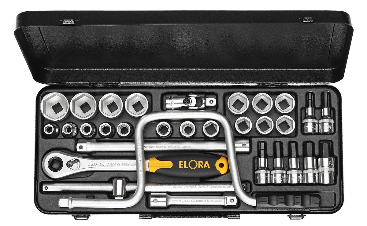 ELORA-771-LIMK Satz Steckschlüssel 10-32mm Antrieb 12,5mm (1/2") 0771530402900