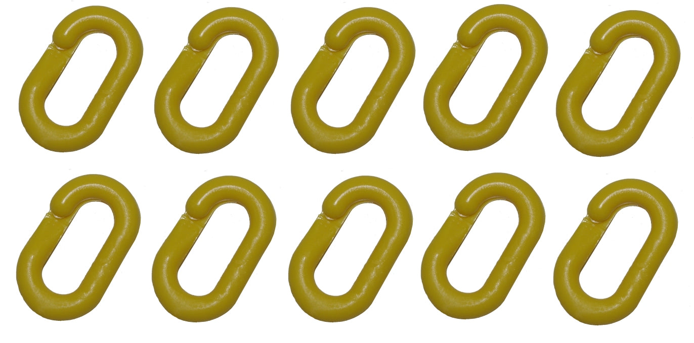 FLUID 50020-Gelb Satz 10 x Verbindungsglieder Zubehör Gliederkette Kunststoff Rot Ø8mm