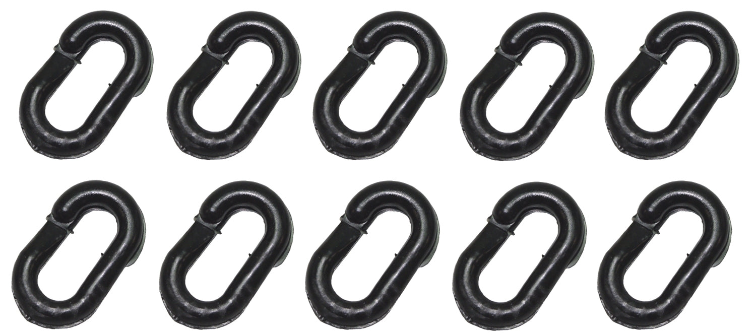 FLUID 50020-Schwarz Satz 10 x Verbindungsglieder Zubehör Gliederkette Kunststoff Rot Ø8mm