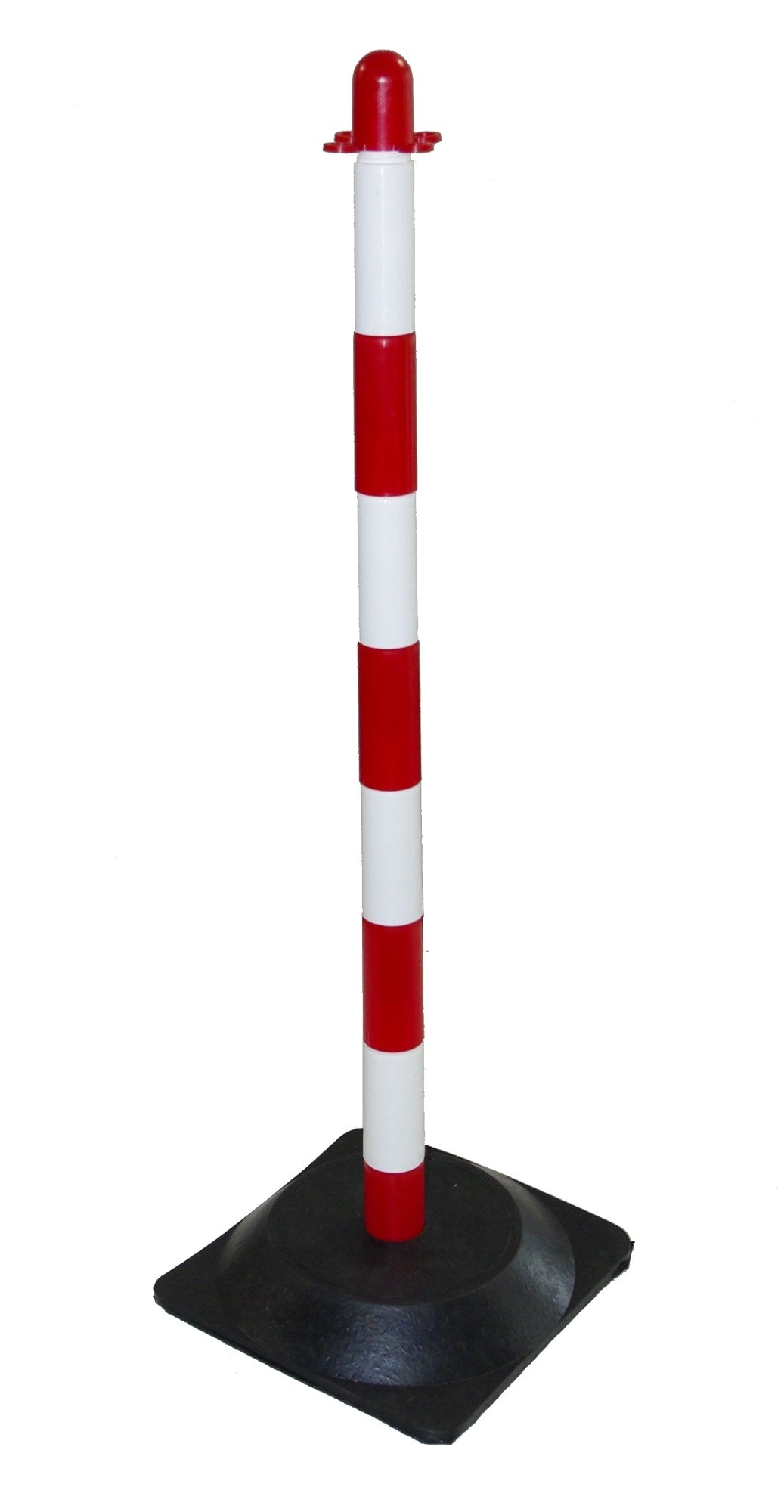 FLUID 90023 Kunststoff Kettenpfosten Kettenständer Rot Weiß Höhe 850mm