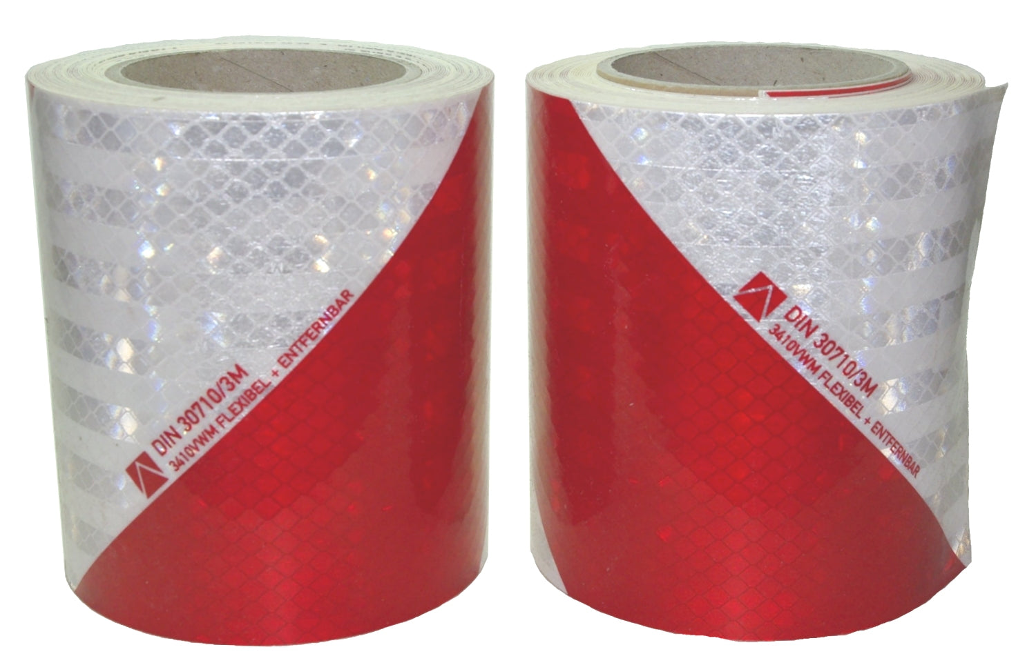 FLUID 90042 Set Fahrzeug Warnmarkierung selbstklebende retroreflektierende Signalfolie rot weiß