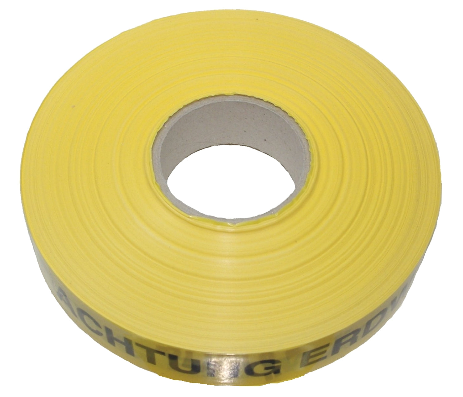 FLUID 20035 Trassenwarnband aus PE Gelb mit Aufdruck ACHTUNG ERDWÄRMELEITUNG Länge 250m