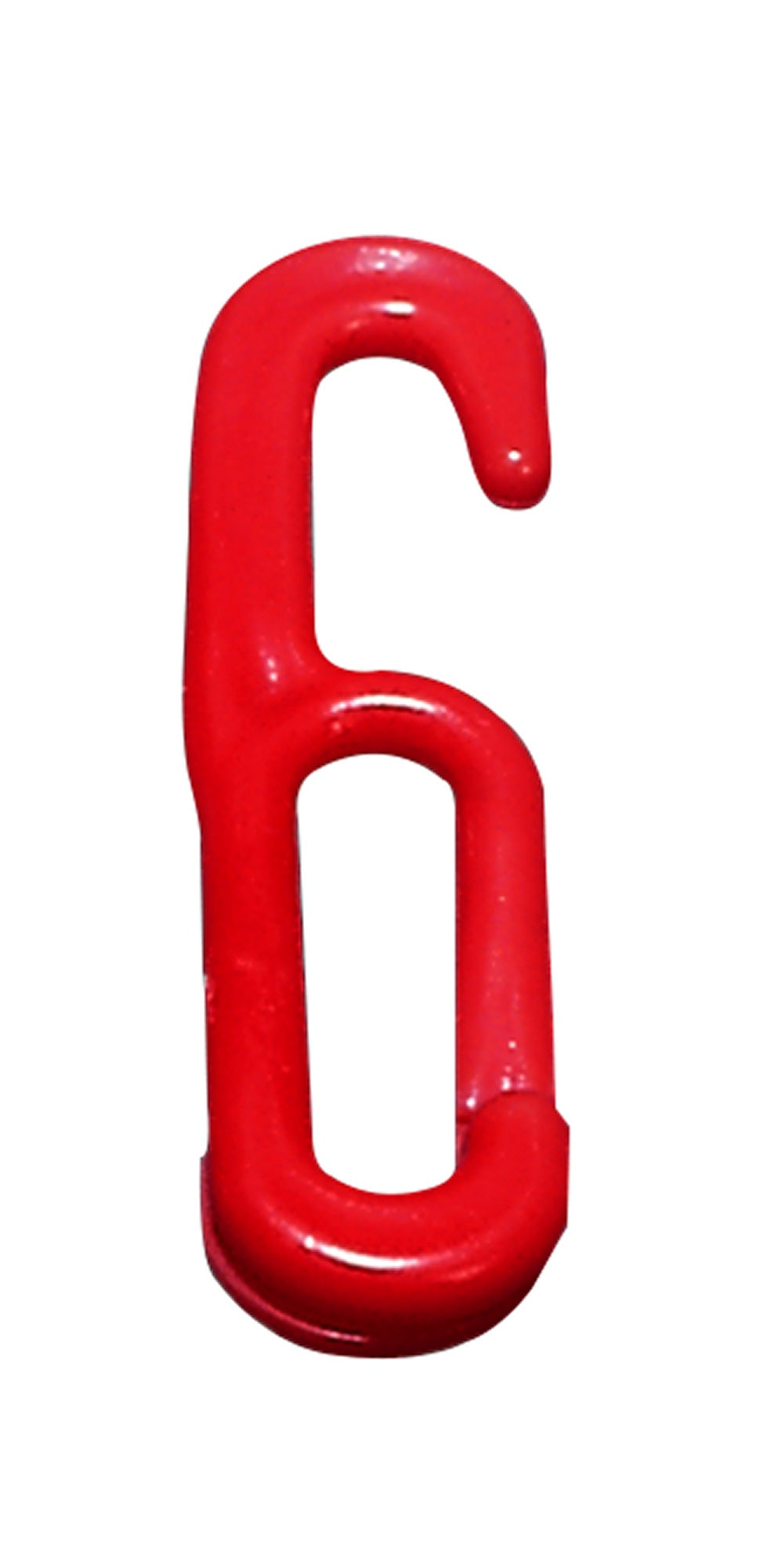 FLUID 50028-Rot Satz Zubehör Gliederkette Einhängehaken Kunststoff Rot Ø6mm 10 teilig