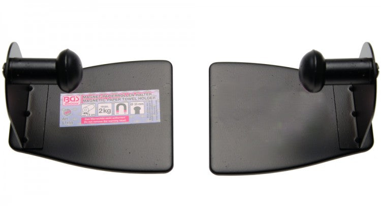 BGS 67159 Paar Halter für Papierrollen Putzrollen magnetisch 2 kg Tragkraft