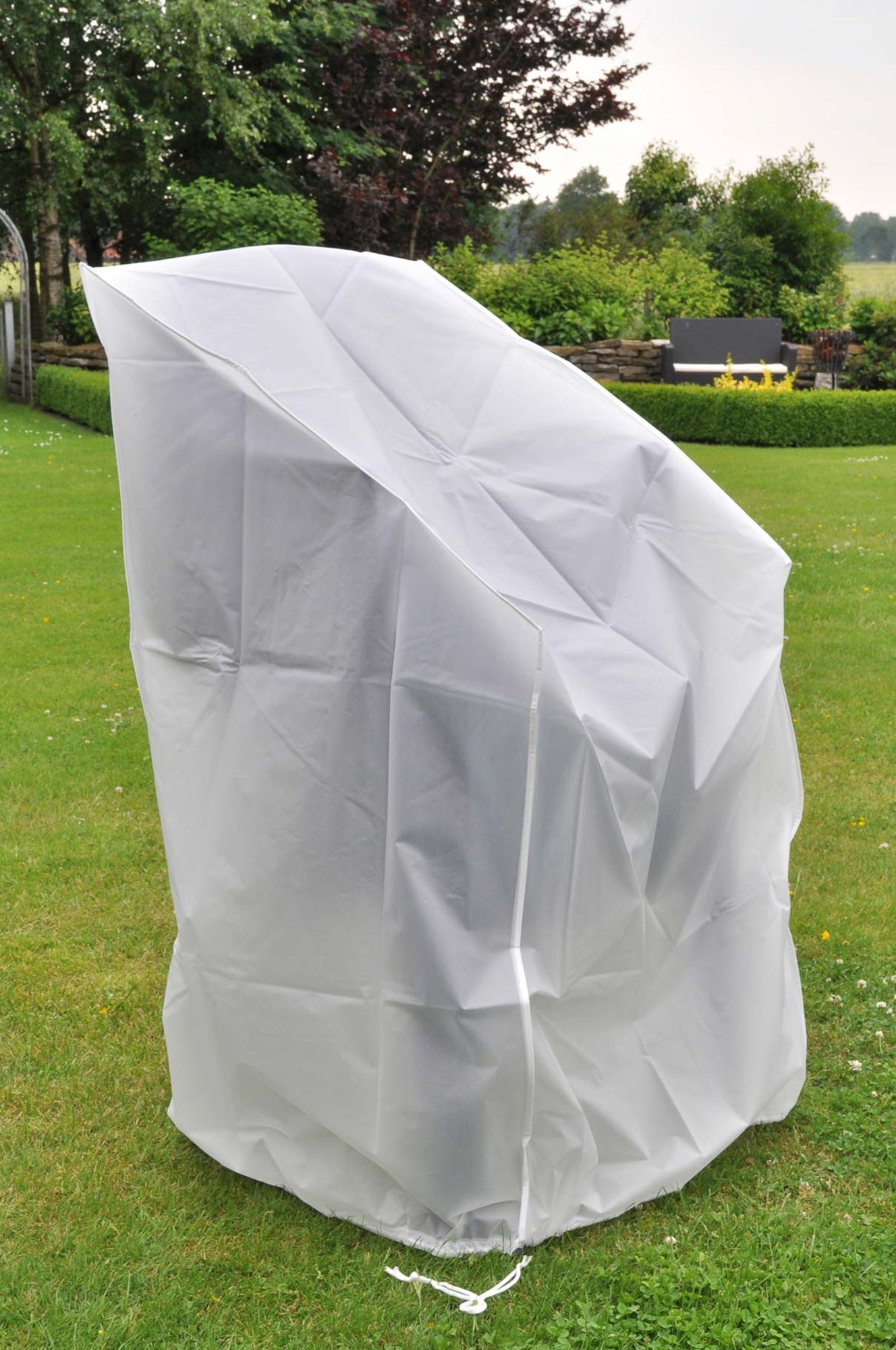 Haushalt International 61035 Abdeckplane Stapelstühle 62 x 62 x 80/120cm Schutzhülle