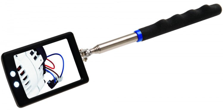 BGS 9302 LED Inspektionsspiegel mit Teleskopfunktion 285-870mm inkl. Batterie