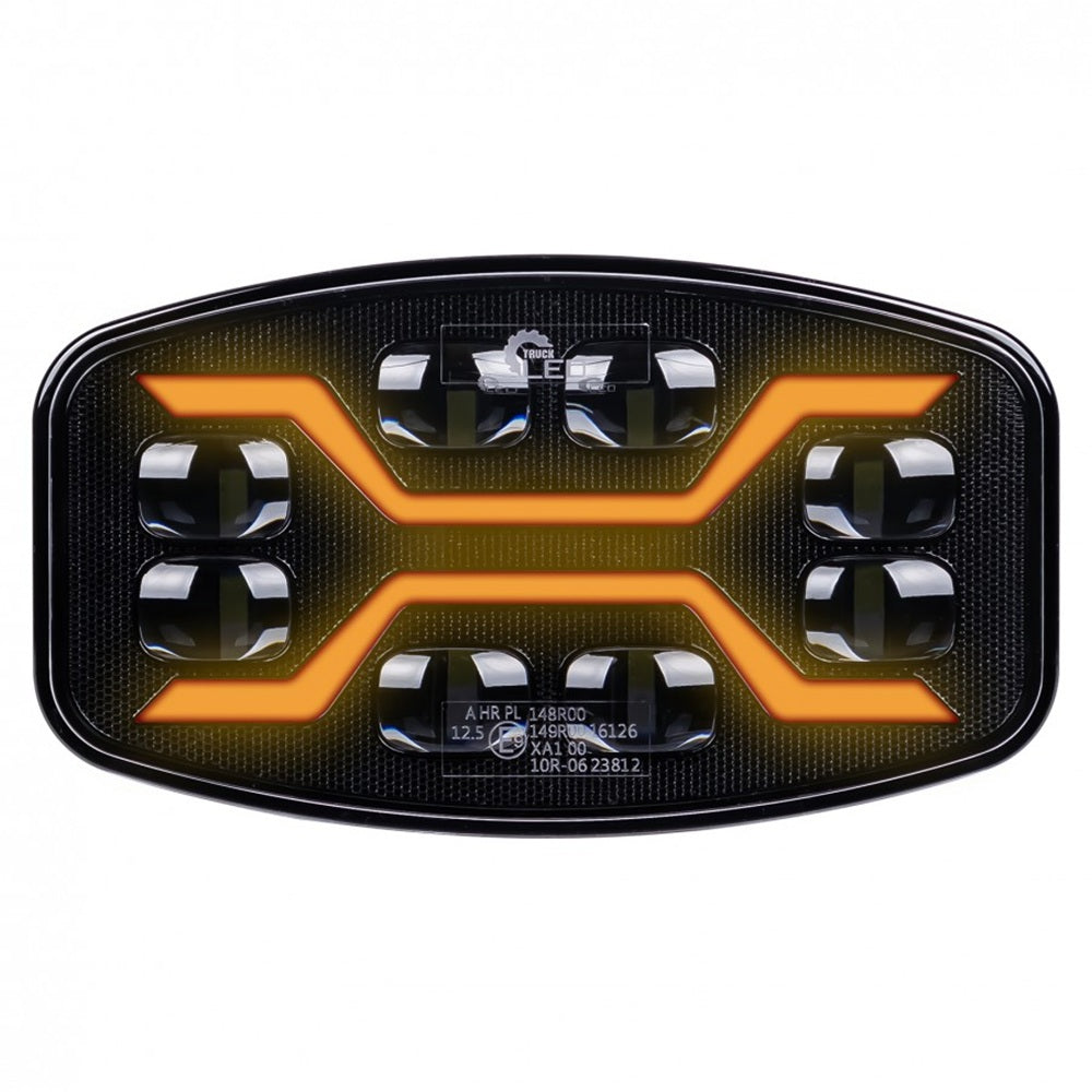 KAMAR L3436 LED Fernscheinwerfer X-SPIDER 72x LED Positionslicht Warnlicht 12/24 Volt