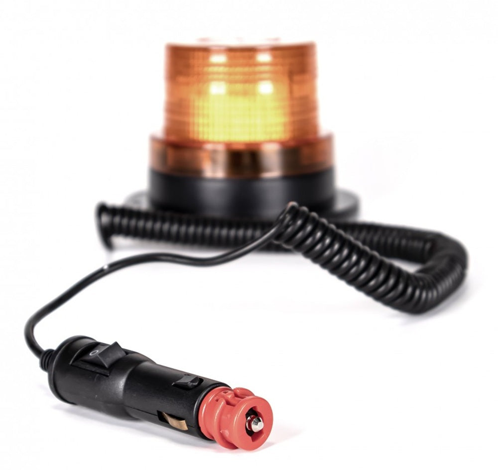 KAMAR L0009-ALR LED Warnleuchte Micro 40x LED mit Magnetfuß 12/24 Volt