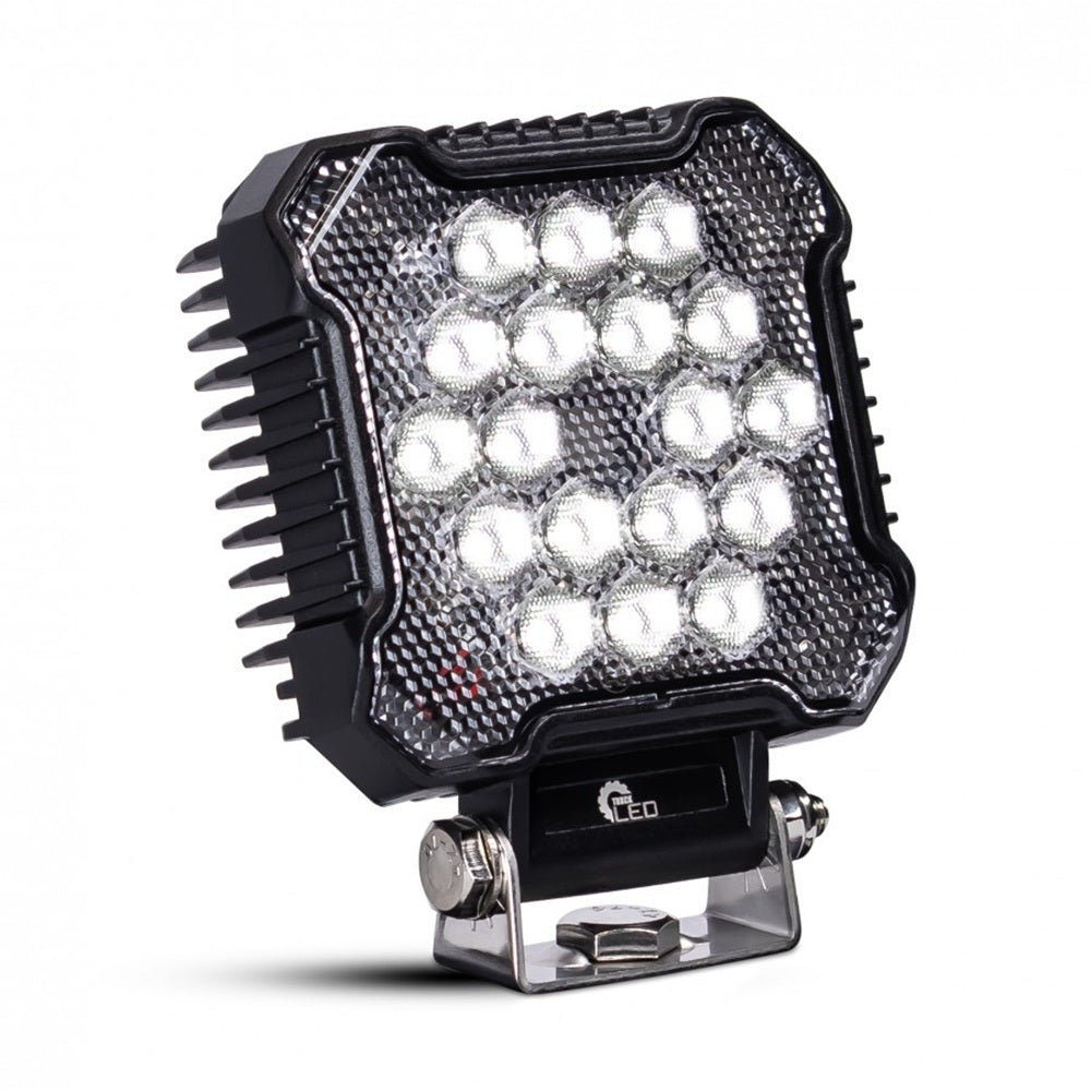 KAMAR L0172 LED Arbeitsscheinwerfer 18x LED kantiges Design 12/24 Volt
