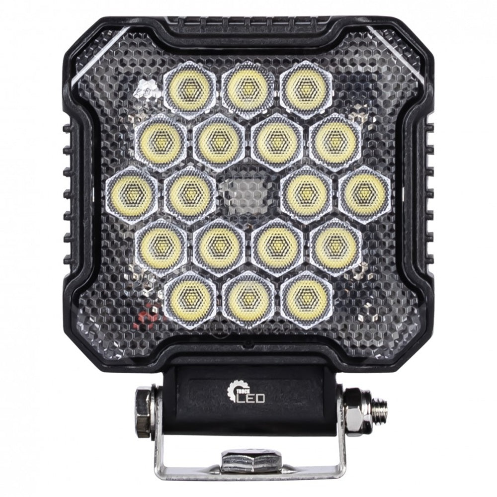 KAMAR L0172 LED Arbeitsscheinwerfer 18x LED kantiges Design 12/24 Volt