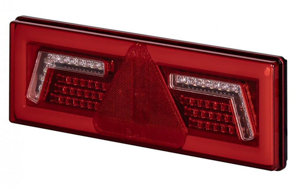 KAMAR L1859 LED Rückleuchte 96x LED links mit Dreieck 12/24 Volt