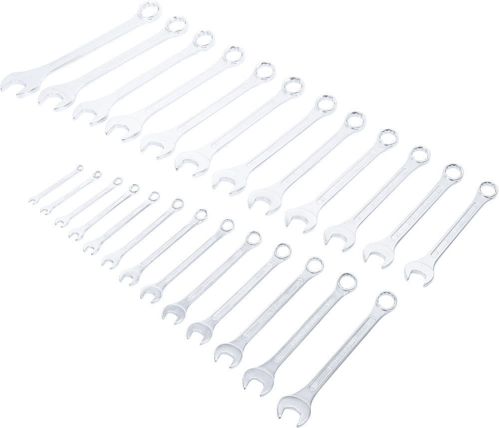 BGS DIY 1198 Satz Ringmaulschlüssel SW 6 - 32mm metrisch warm geschmiedet 25 teilig