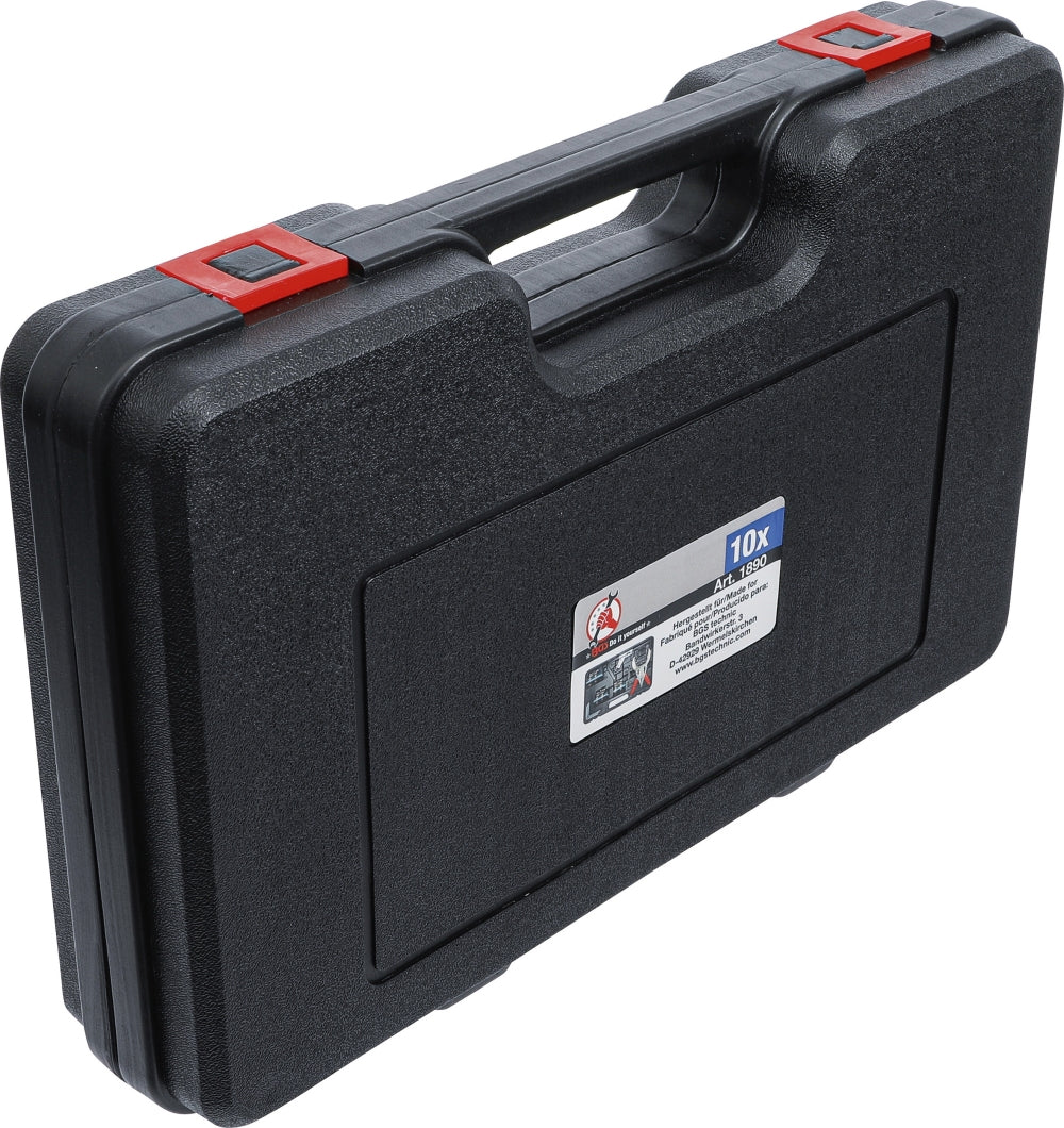 BGS DIY 1890 Set Werkzeug 3 x Kolbenringspannbänder & Zange & Rungnutreiniger