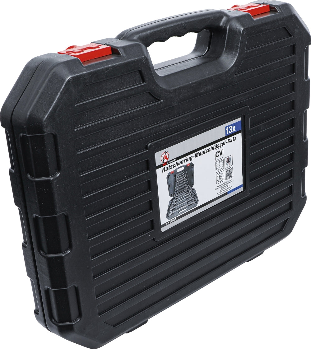 BGS DIY 30006 Satz Ratschenringmaulschlüssel SW 8 - 32mm 13 teilig