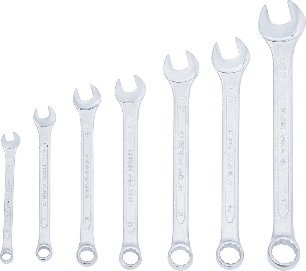 BGS DIY 30035 Satz Ringmaulschlüssel SW 6 - 17mm metrisch warm geschmiedet 7 teilig