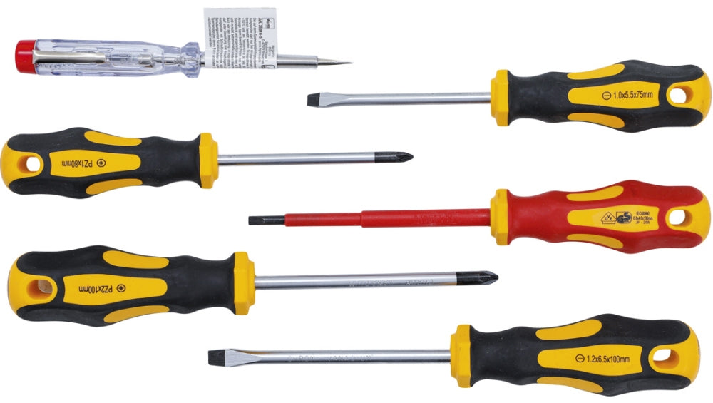 BGS DIY 35816 Satz VDE Elektriker Schraubendreher 6-teilig