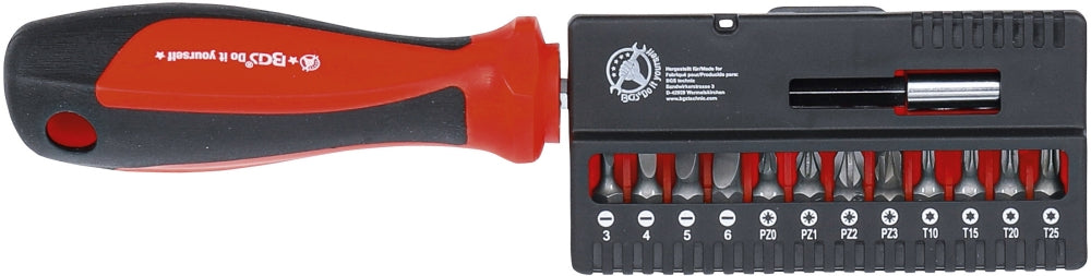 BGS DIY 35820 Satz Schraubendreher und Bits 13 teilig