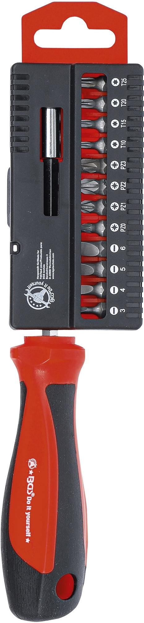 BGS DIY 35820 Satz Schraubendreher und Bits 13 teilig