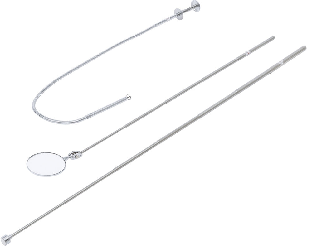 BGS DIY 6874 Satz Magnetheber Krallengreifer & Inspektionsspiegel