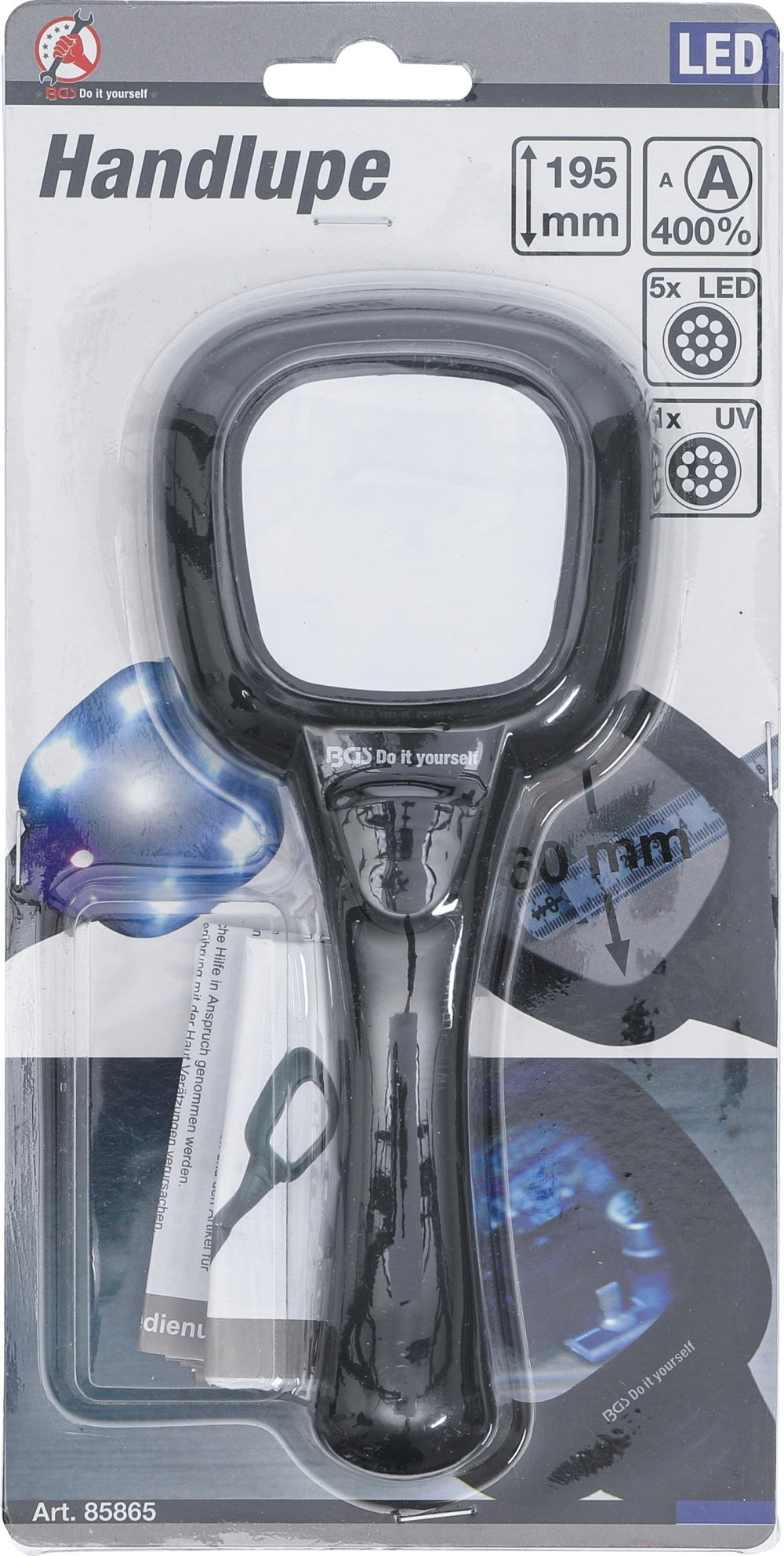 BGS DIY 85865 Handlupe LED