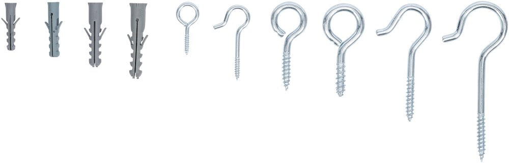 BGS DIY 88192 Sortiment Schraubhaken und Dübel