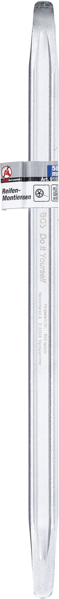 BGS DIY 91532 Reifenmontierhebel / Montiereisen / Montierhebel für Reifen 500mm