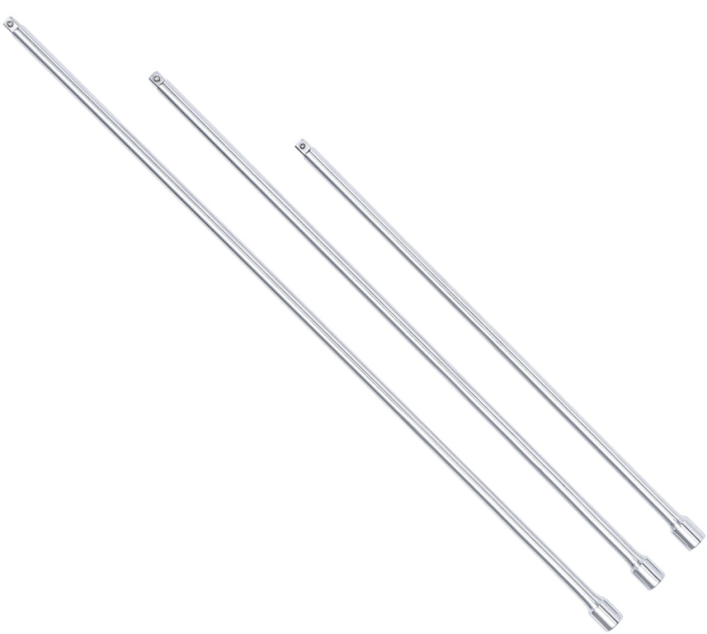 BGS DIY 92235 Satz Verlängerungen 6,3mm (1/4") Länge 300mm 380mm 450mm