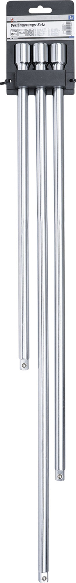 BGS DIY 92237 Satz Verlängerungen 12,5mm (1/2") Länge 450mm 600mm 750mm