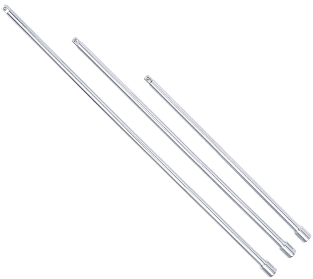 BGS DIY 92237 Satz Verlängerungen 12,5mm (1/2") Länge 450mm 600mm 750mm