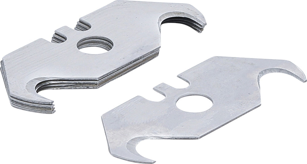 BGS DIY 97976 Satz Trapezklingen 19mm 5 teilig