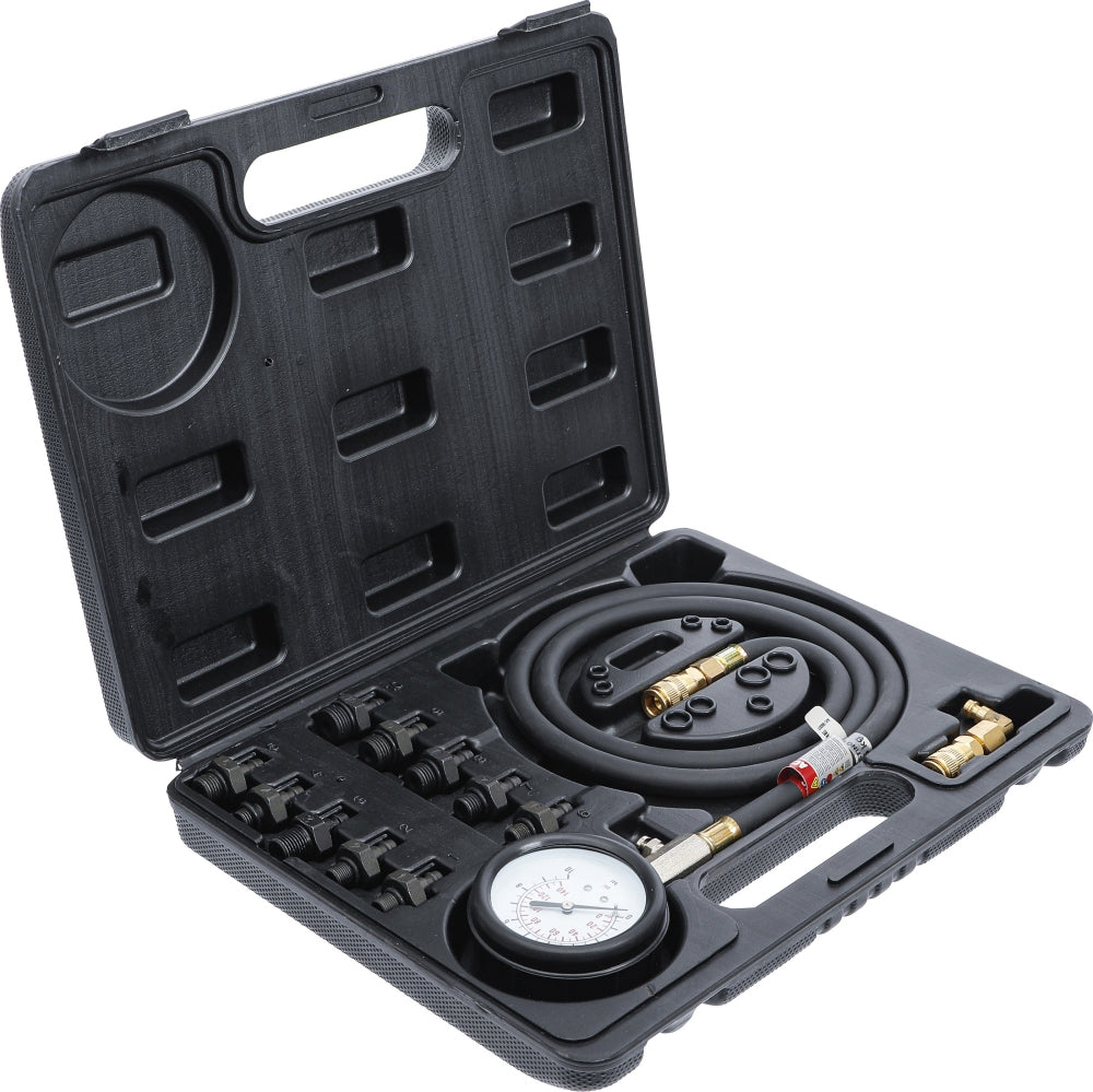 BGS DIY 98007 Öldrucktester mit vielen Adaptern