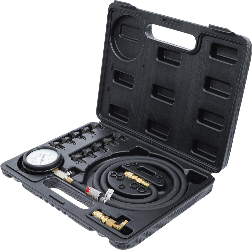BGS DIY 98007 Öldrucktester mit vielen Adaptern