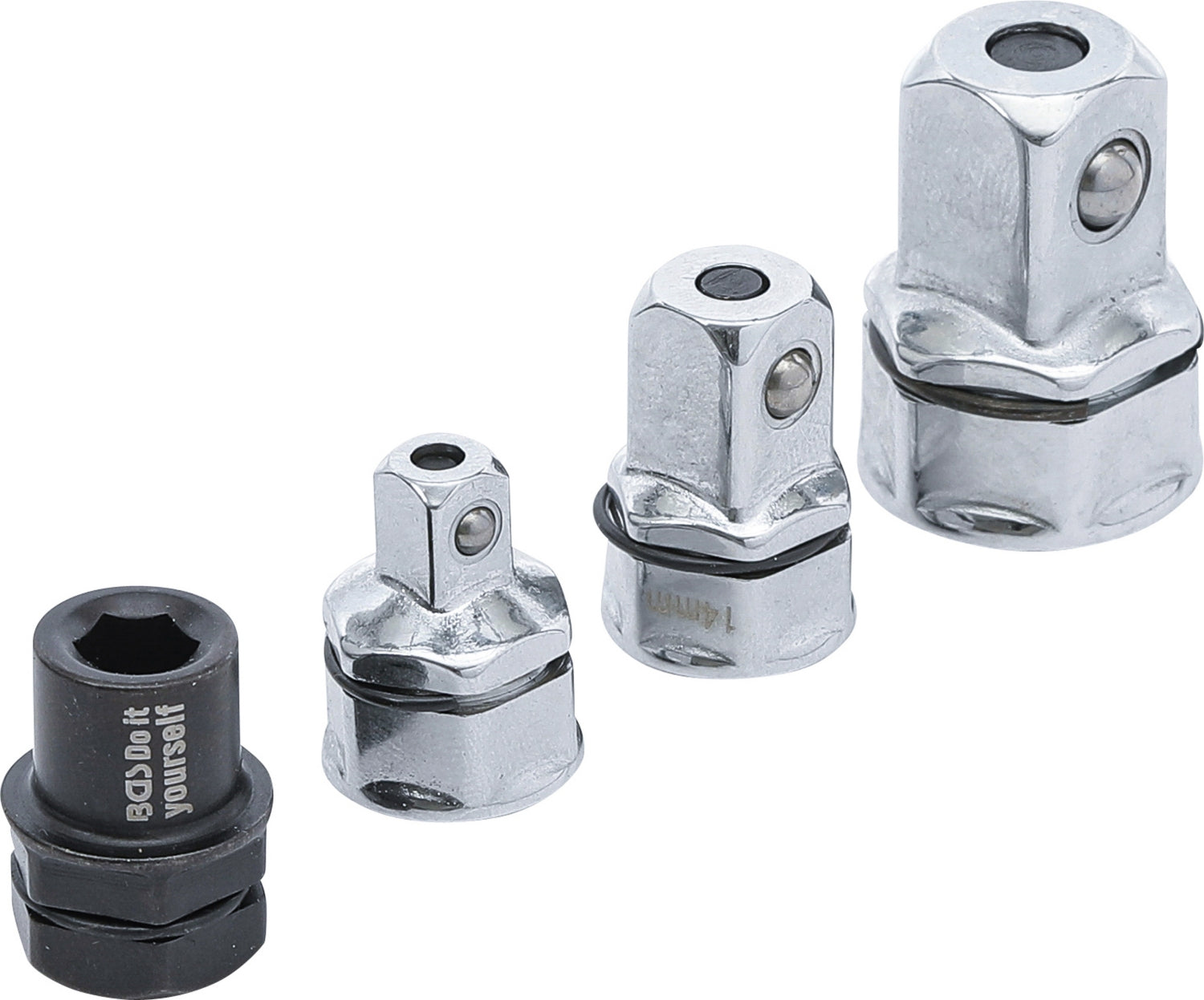 BGS DIY 98210 Satz Adapter für Ratschenringschlüssel 4 teilig