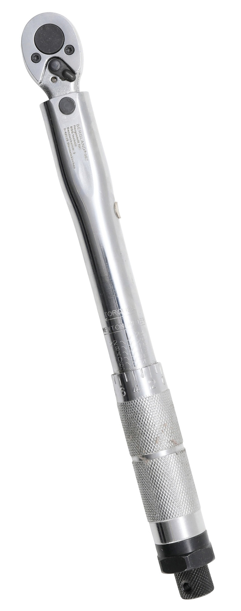 BGS DIY 987 Drehmomentschlüssel 2-24Nm Abtrieb Außenvierkant 6,3mm (1/4")