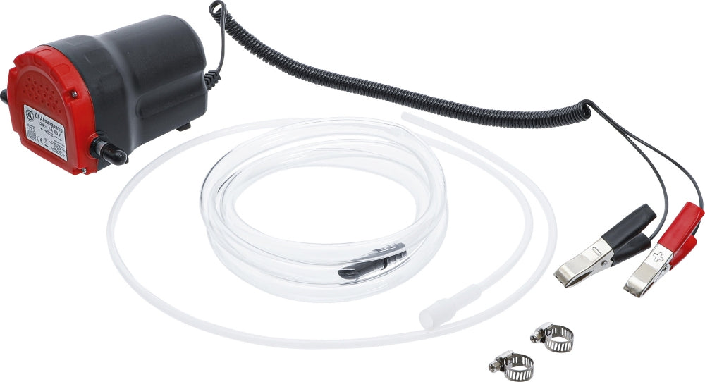 BGS DIY 99910 Absaugpumpe zum Absaugen von Öl über die 12V Autobatterie