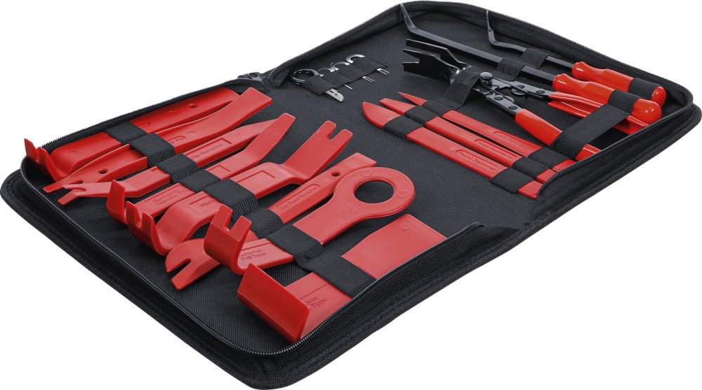 BGS DIY 91326 Satz Keile für Verkleidung Demontage Zierleisten verschiedene Formen 19-teilig