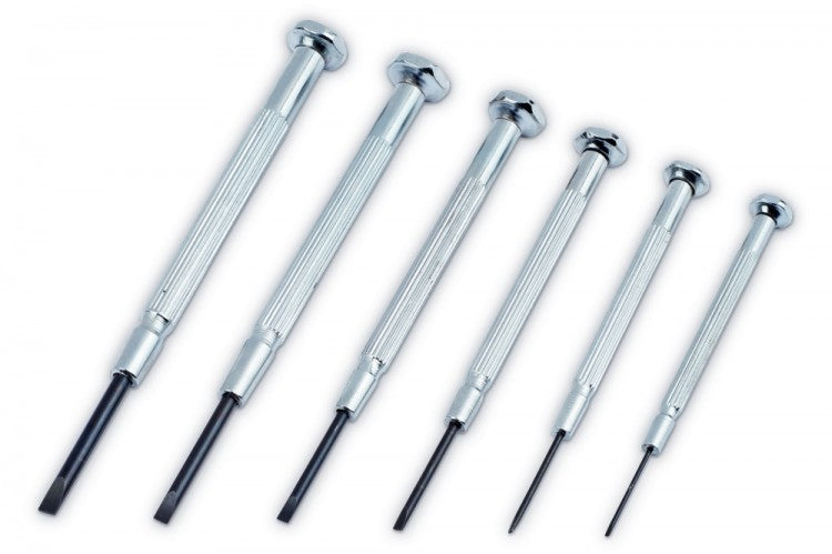 KRT411002 Satz Feinmechaniker Schlitz Schraubendreher 6 teilig