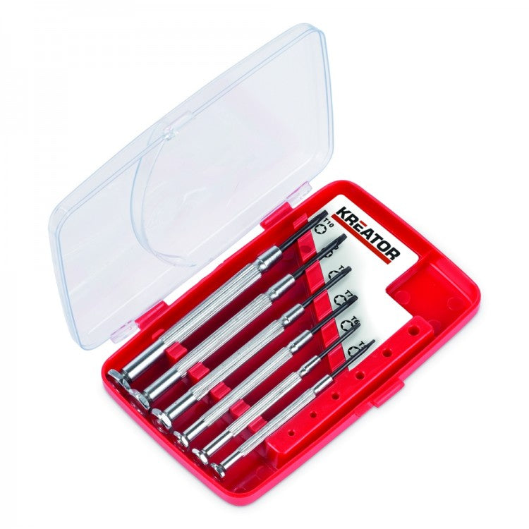 KRT411003 Satz Feinmechaniker Torx Schraubendreher T5-T10 6 teilig